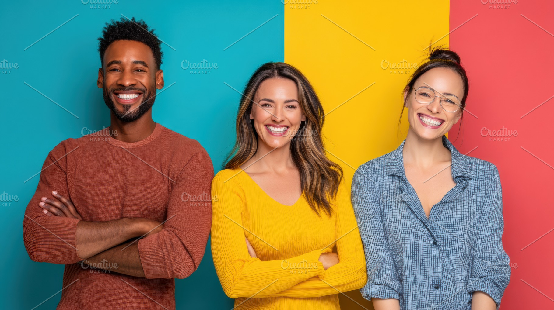 Three Professionals Side by Side, a Business Photo by Virgo Studio
