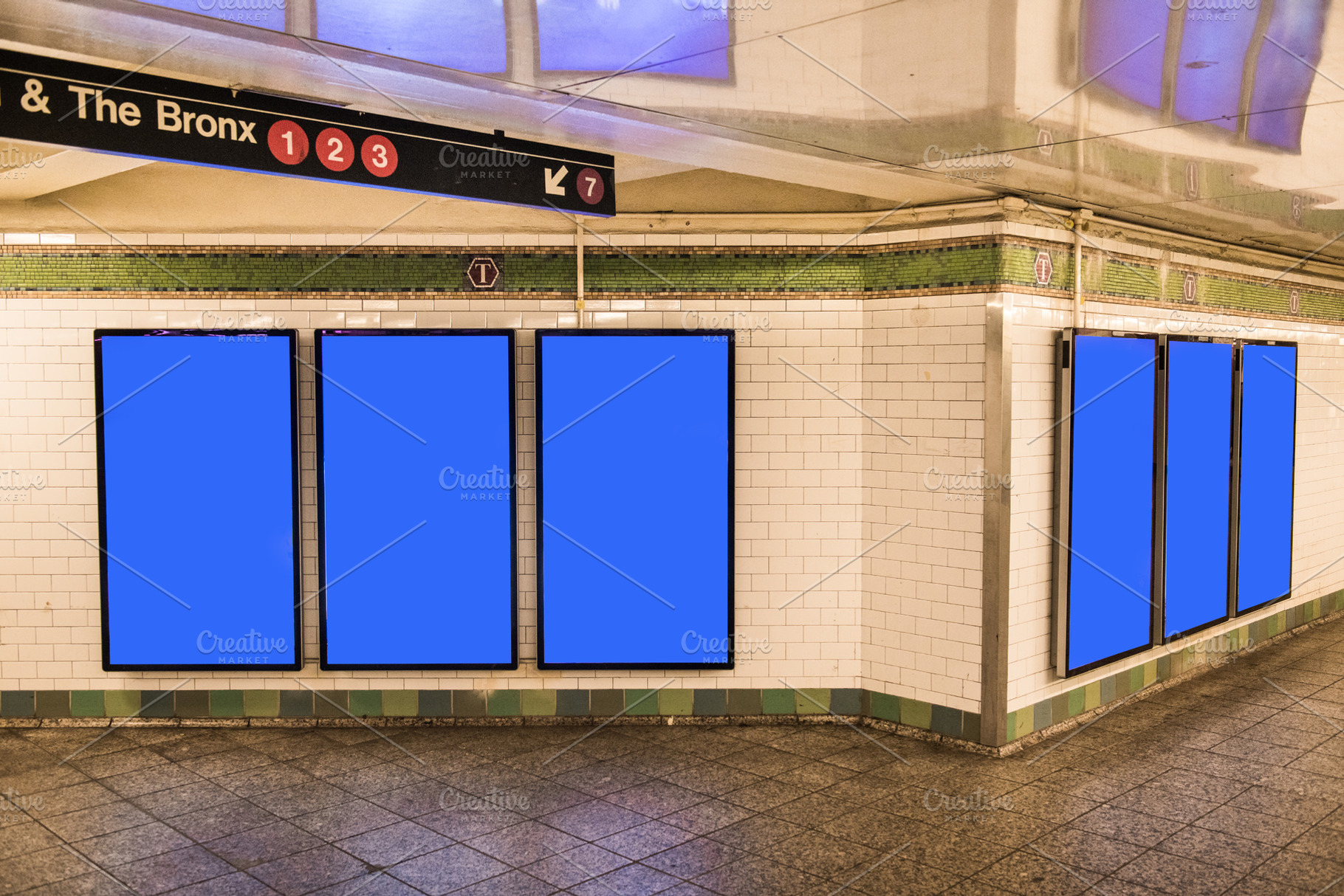 Advertisement billboards electronic containing copy space, branding, and, a Business Photo by New York Art Store