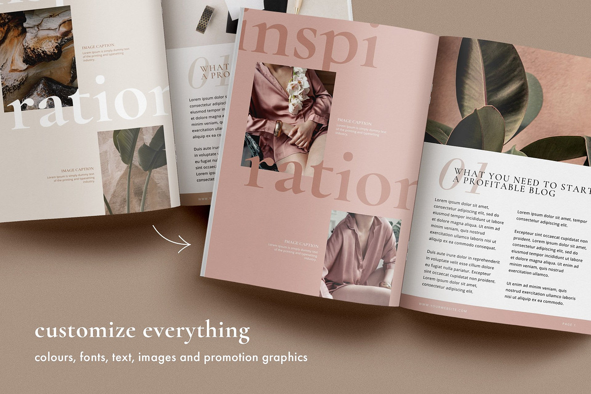 Elegant Ebook Template CANVA, a Magazine Template by Studio Loire (Photo 14 of 21)