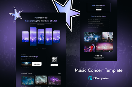 Concert EComposer Shopify Landing, a Shopify Template by Boost Convert