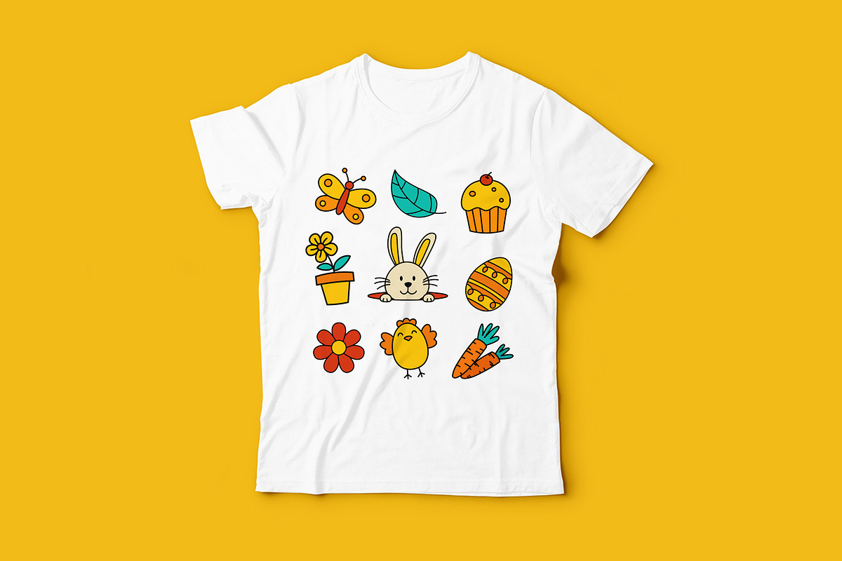 Easter Doodle elements design., a Decorative Illustration by kaisorn (Photo 7 of 7)