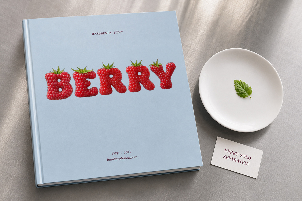 Raspberry Font, a Serif Font by Handmadefont (Photo 10 of 18)