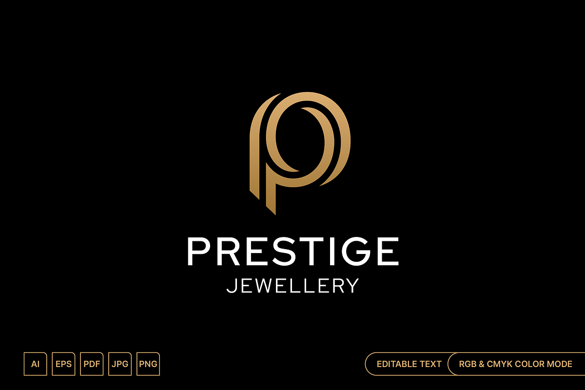 Prestige Jewellery Logo, a Branding & Logo Template by muhisya