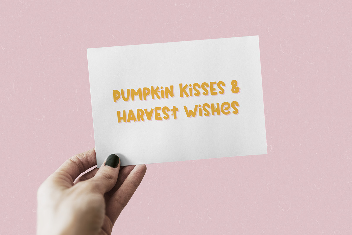 Spooky Things - Cute Halloween Font, a Handwritten Font by simpleblues (Photo 9 of 12)