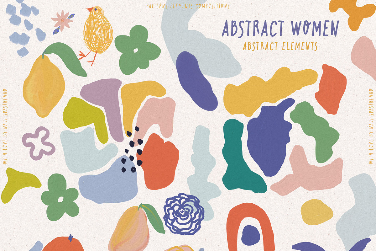 WOMAN & ABSTRACT, a Person Illustration by nadispasibenko (Photo 11 of 15)