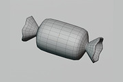 wrapped candy, an Object 3D Model by fahad121 (Thumbnail 6 of 7)