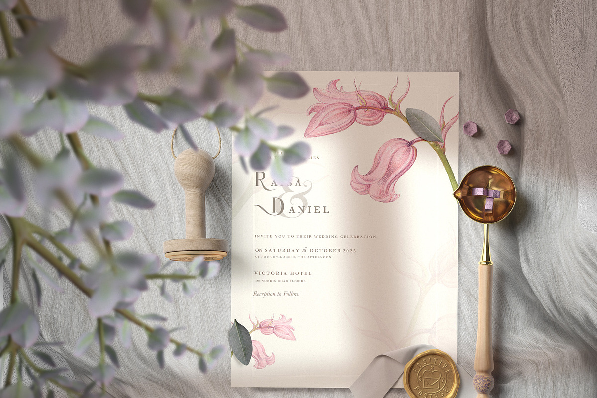 Raisa & Daniel (Vintage), an Invitation Template by EvitePapery (Photo 4 of 7)