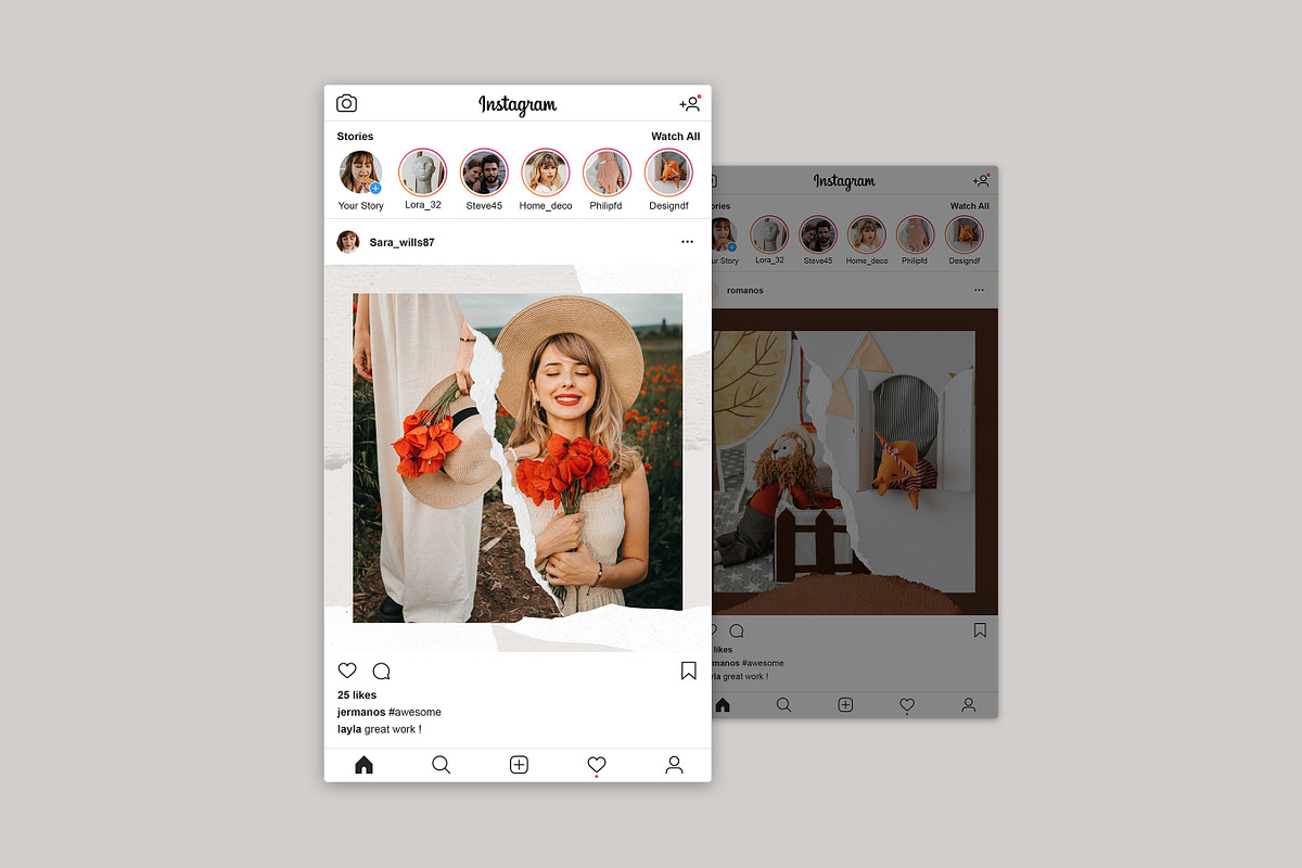 Instagram Puzzle Template in CANVA, a Social Media Template by RWstudio (Photo 5 of 8)