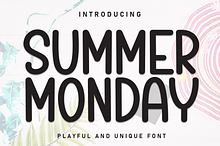 Summer Monday | Script Font