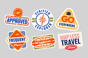 Travel and Adventure Stamps, an Object Graphic by Neodivisu (Thumbnail 2 of 10)