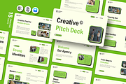 Creative Pitch Deck - Keynote, a Presentation Template by QR Design Studio (Thumbnail 1 of 3)