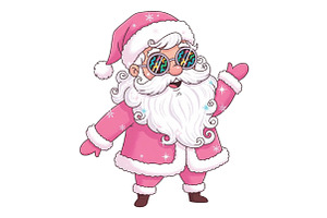 Christmas Funny Santa PNG, an Illustration by CraftArtStudio