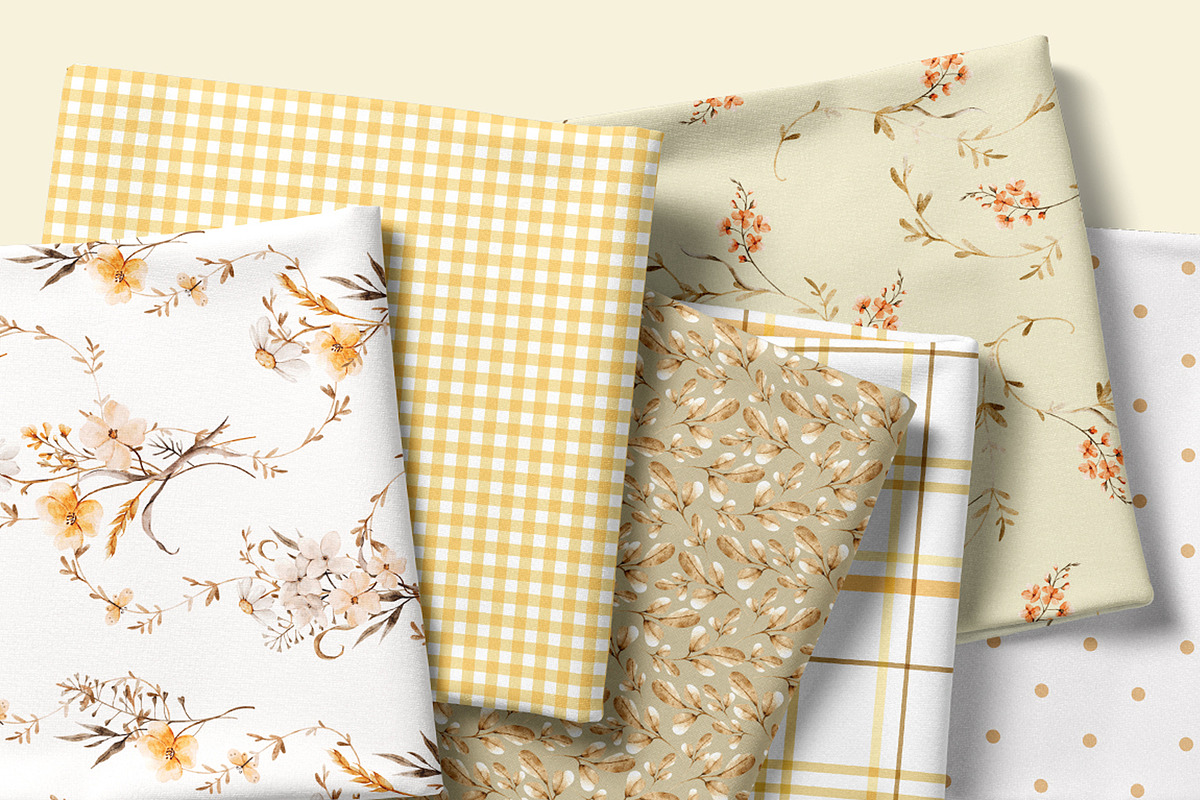 Rustic Countryside Seamless Patterns, a Pattern Graphic by Eva Gentle (Photo 5 of 6)