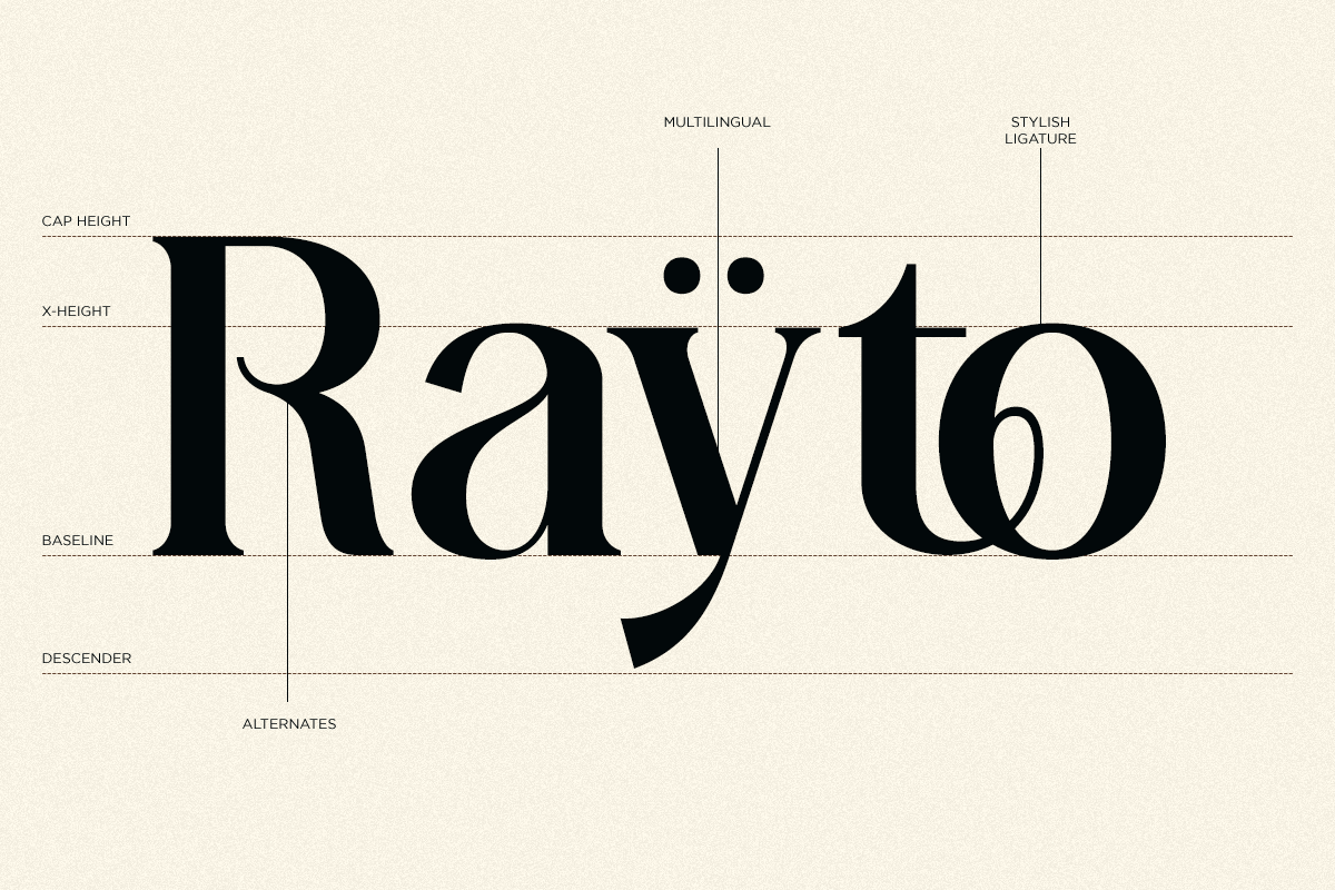 Luxury Ligature Serif Font - Faresty, a Serif Font by Font Liner (Photo 6 of 9)