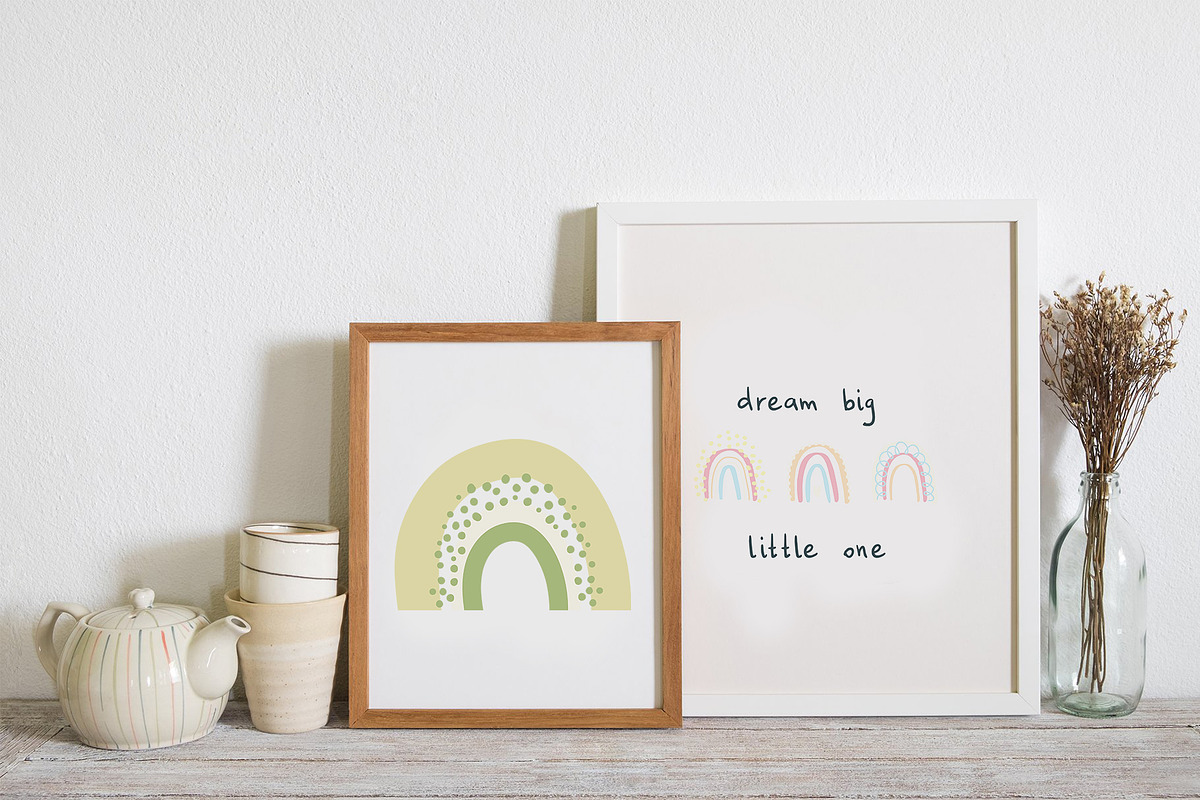 PASTEL RAINBOW. Abstract Graphic Set, an Object Graphic by Alisha Gronska (Photo 9 of 13)