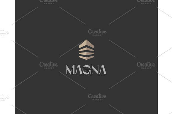 A skyscraper minimalistic logo preview 2