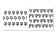 INK DREAMS: BLACK & WHITE PATTERNS, a Pattern Graphic by HANNA V (Thumbnail 8 of 9)