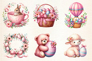 Cute Pink Easter Day Sublimation, an Illustration by DreamArtGraphic (Thumbnail 3 of 4)