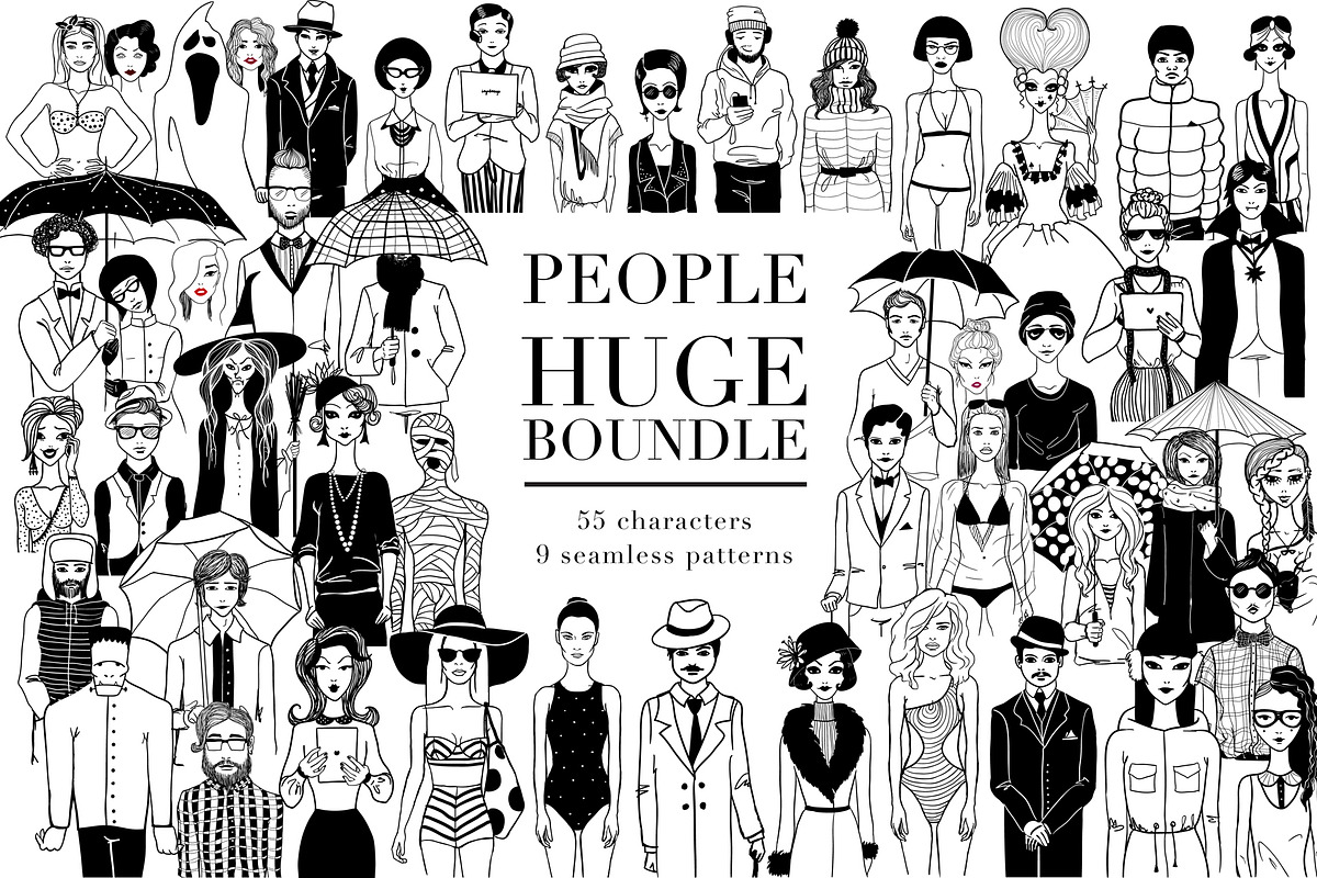 People boundle, a Person Illustration by AnastasiaFears (Photo 1 of 10)