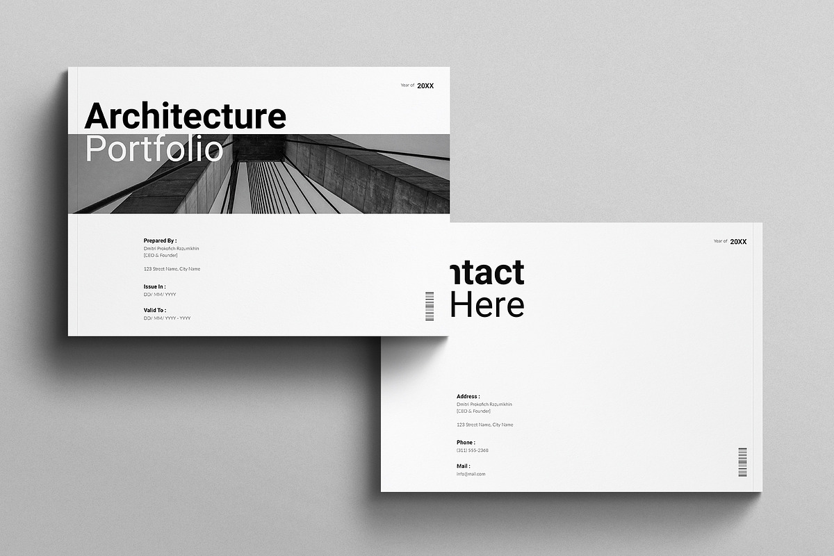 Architecture Portfolio Landscape, a Brochure Template by E-Type (Photo 8 of 8)