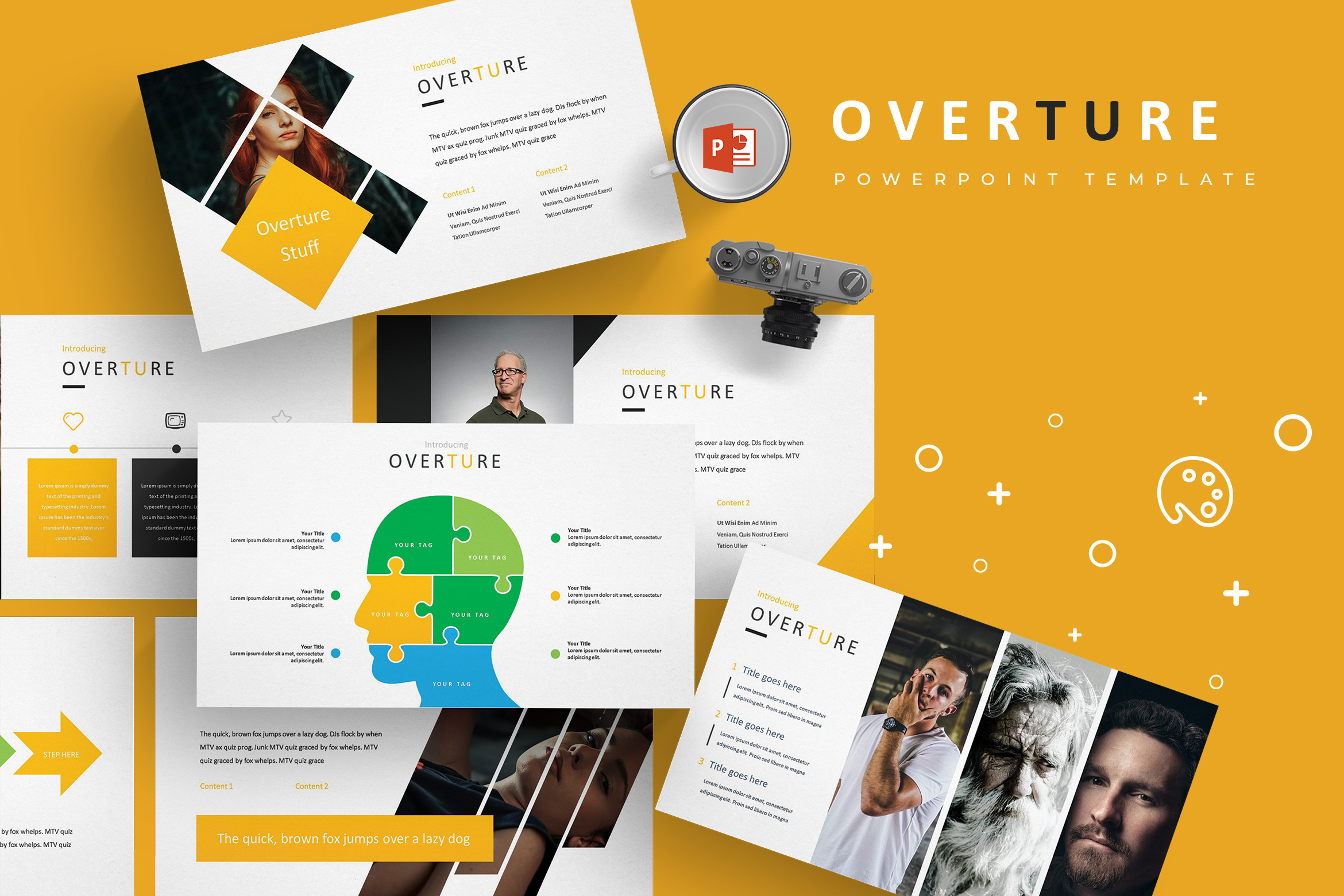 Overture - Powerpoint Template, a Presentation Template by AQR Studio