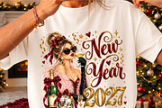 Happy New Year 2027 PNG Bundle, a Seasonal Illustration by OK Design (Thumbnail 4 of 7)