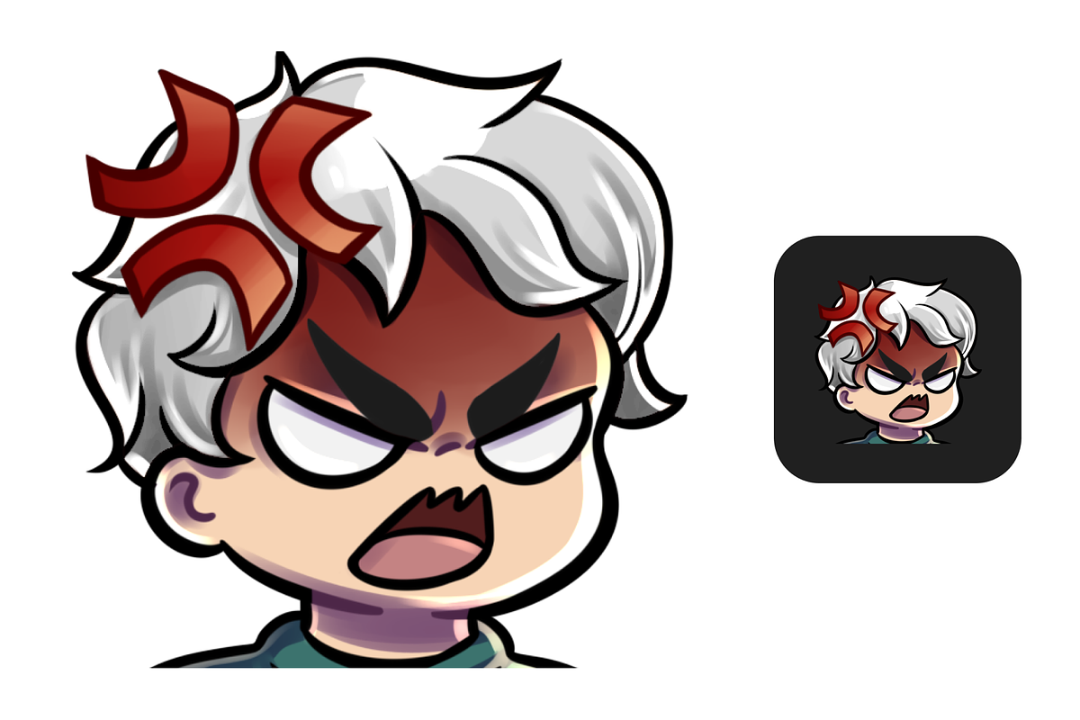 12 Blonde Hair Chibi Boy Emotes, an Illustration by Custom Fonts & Patterns (Photo 4 of 12)