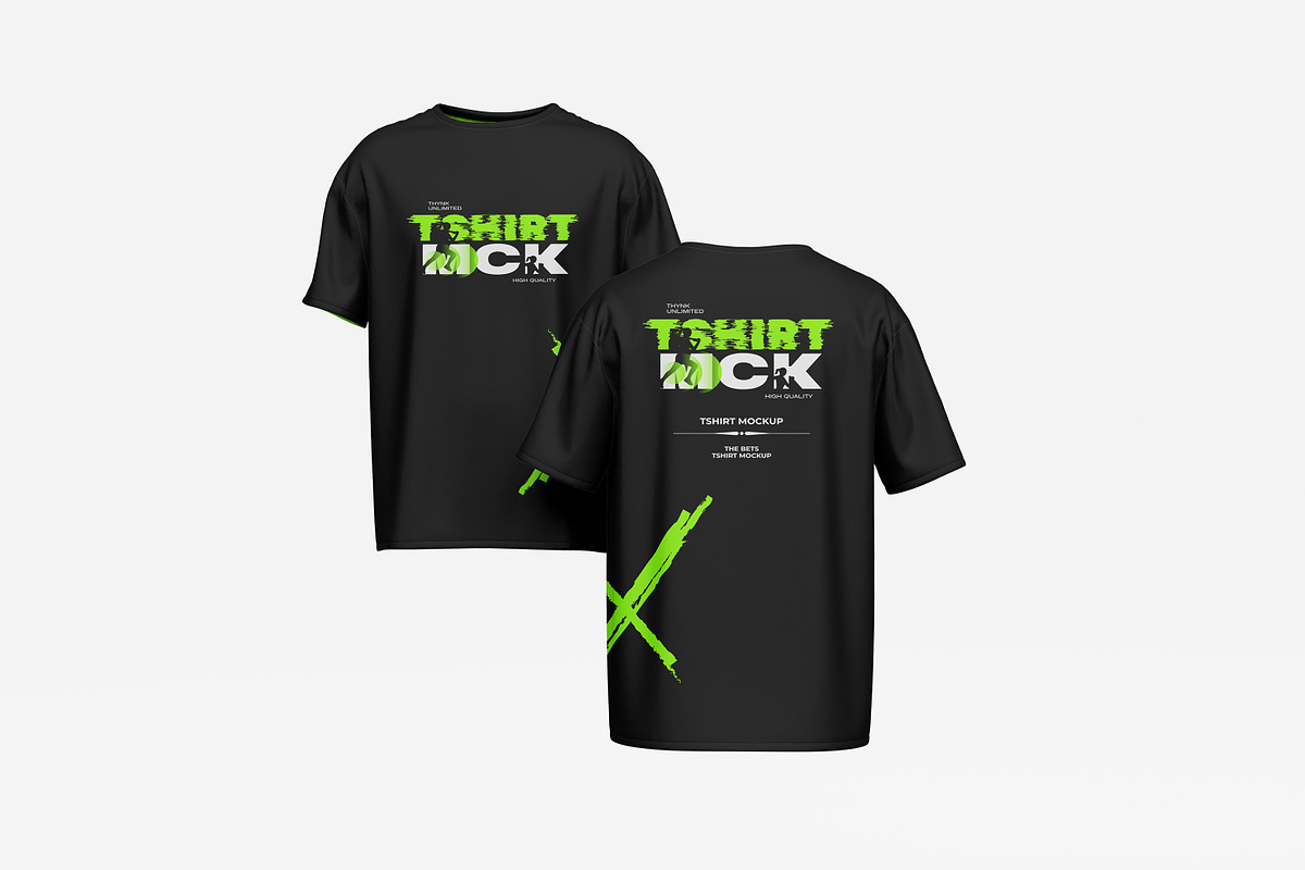 T-Shirt Mockup, a Shirt Mockup by AKMAL STUDIO (Photo 2 of 5)