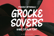 Grocke Sovers - Hand Drawn Font