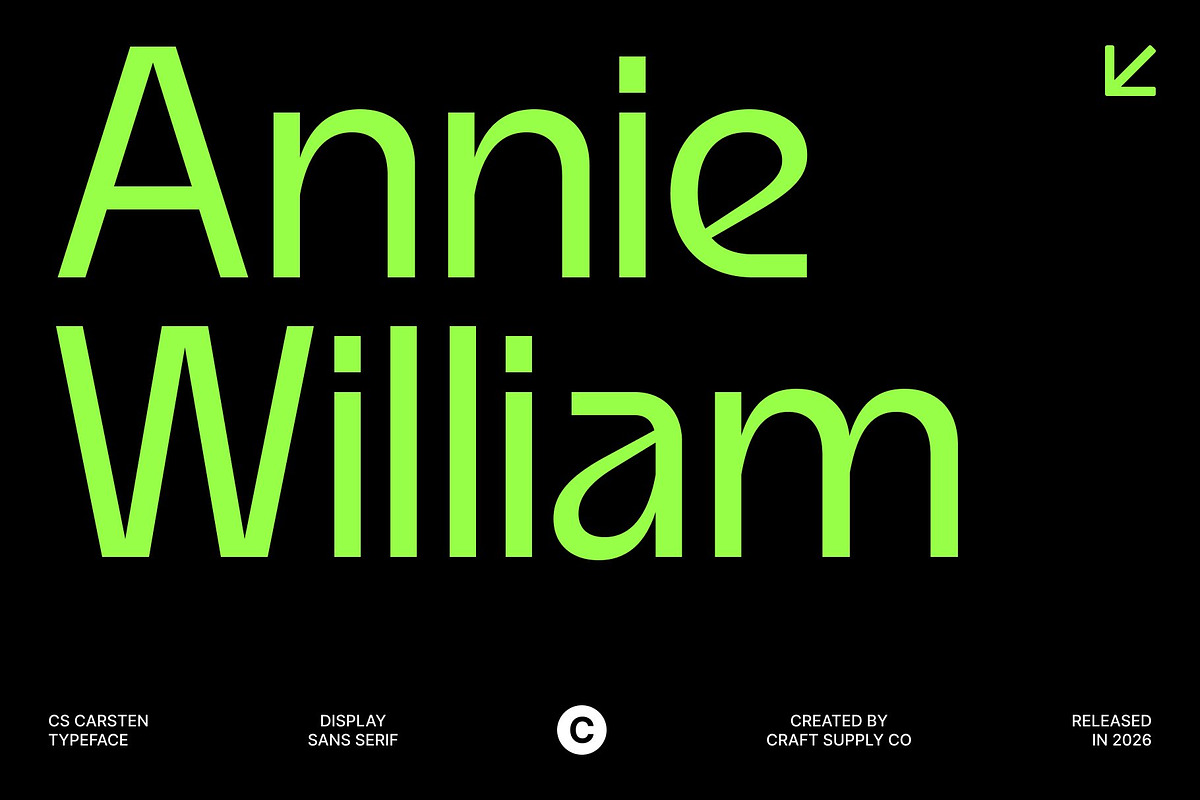 CS Carsten – Hybrid Sans Serif, a Sans Serif Font by Craft Supply Co. (Photo 4 of 8)