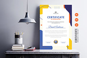 576. Modern Certificate Template, a Stationery Template by CreativeRezwan (Thumbnail 2 of 3)