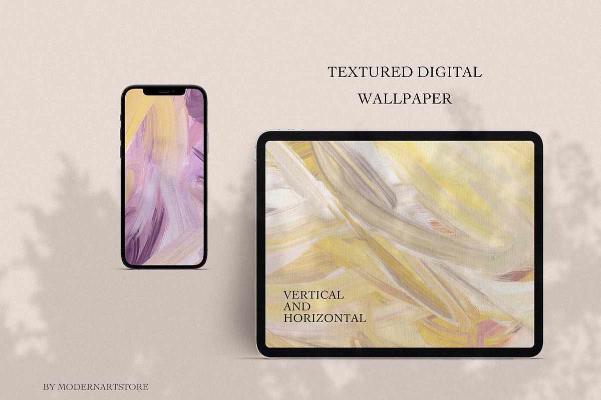 Summer. Abstract Acrylic Backgrounds, a Texture Graphic by Spark Studio Brushes (Photo 3 of 9)