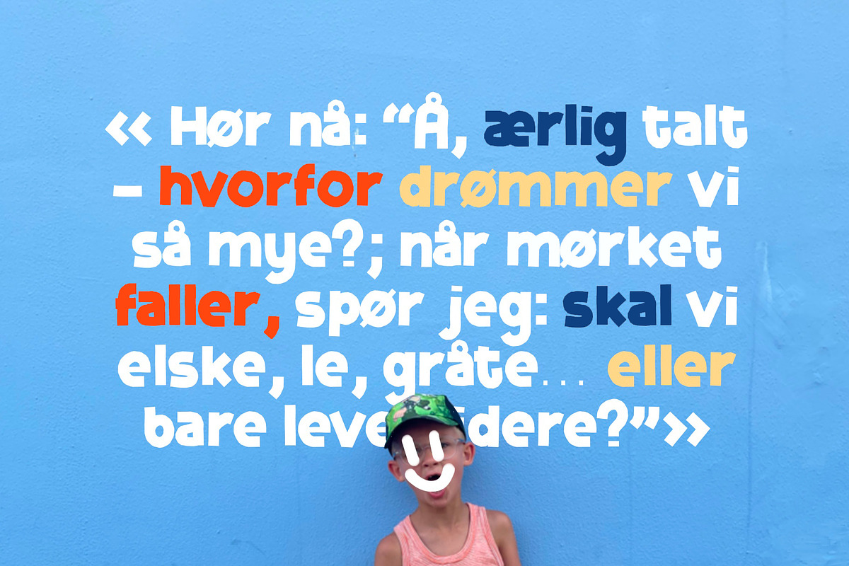 Lefthand extra font - display font, a Sans Serif Font by David is Creative (Photo 2 of 8)