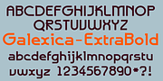 Galexica, a Sans Serif Font by Ingrimayne Type (Thumbnail 7 of 9)