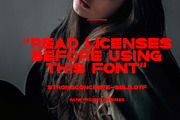 Strong Concrete - Display Font, a Sans Serif Font by freeject.net (Thumbnail 7 of 8)