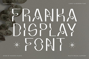 Franka - Modern Curvy & Wavy Font, a Sans Serif Font by Kahade Studio