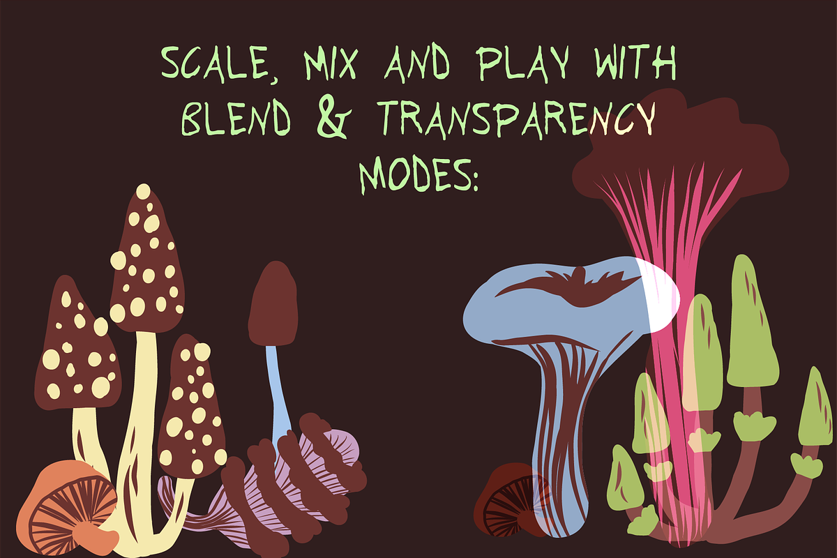 Mushrooms clipart PNG and vector, a Healthcare Illustration by Paper Cherry (Photo 6 of 12)