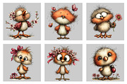 Whimsical Spring Chick Clipart, an Illustration by Black Bird Studio (Thumbnail 5 of 5)