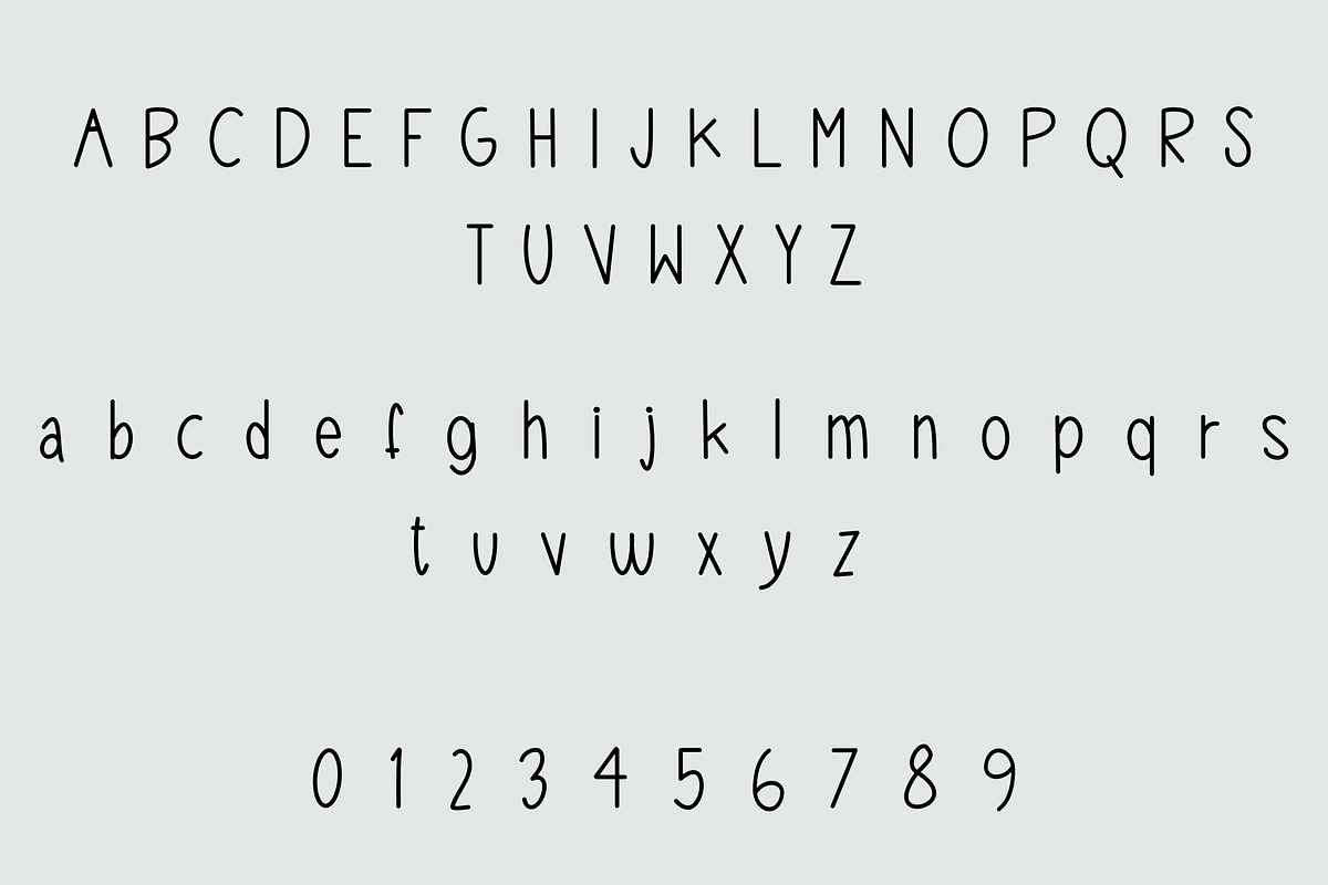 Black pepper - Tall handwritten font, a Sans Serif Font by Sk designs (Photo 8 of 8)