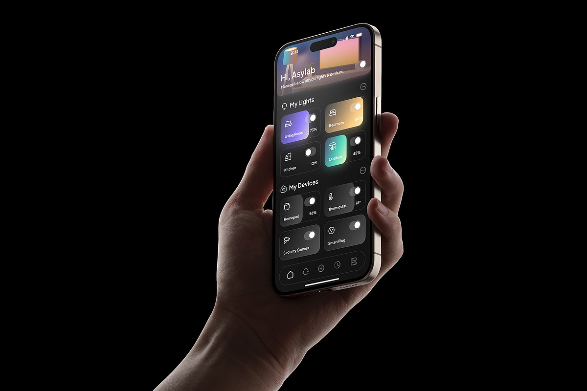 Phone 15 Pro Mockup in Hand, an iPhone Mockup by Asylab (Photo 3 of 4)