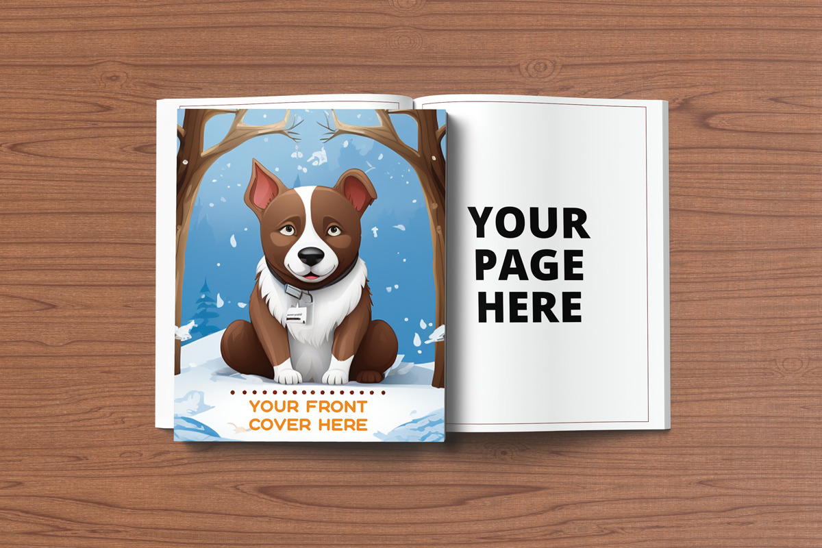 7.5 x 9.25 open & closed book mockup, a Books & Magazine Mockup by Rami's Mockups (Photo 8 of 8)