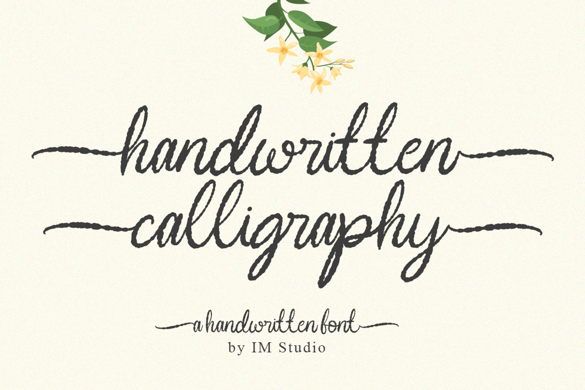 Garitha Complitten| 3 Style + Swash, a Script Font by IM Studio (Photo 4 of 10)