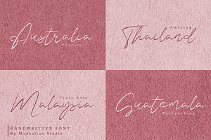 Shasta Daily Handwritten Font