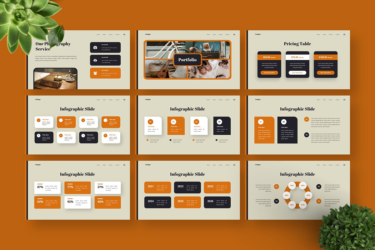 Antique - Keynote Templates, a Presentation Template by Deepslide Studio (Photo 5 of 6)