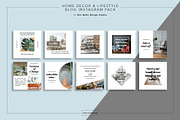50 Mid-Century Modern Instagram Pack, a Social Media Template by Uno Bello Design Studio (Thumbnail 2 of 5)