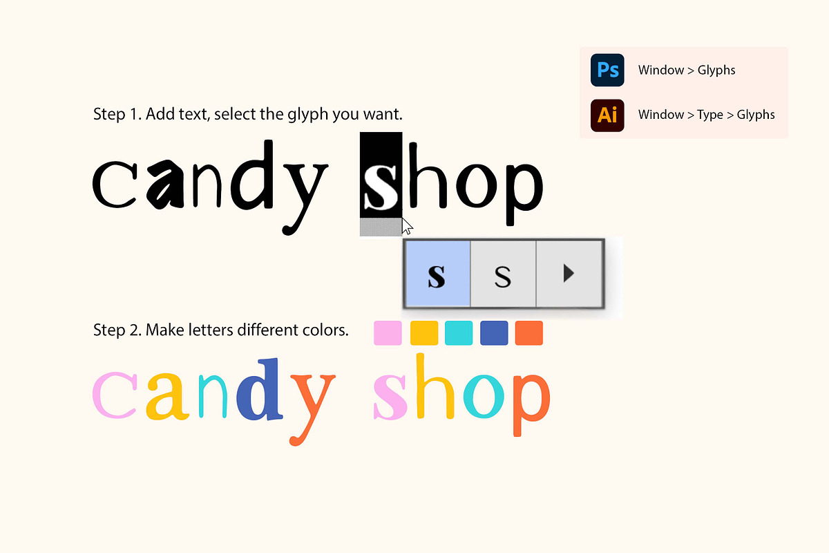 Inside & Out Font, a Font by GAFAROFF