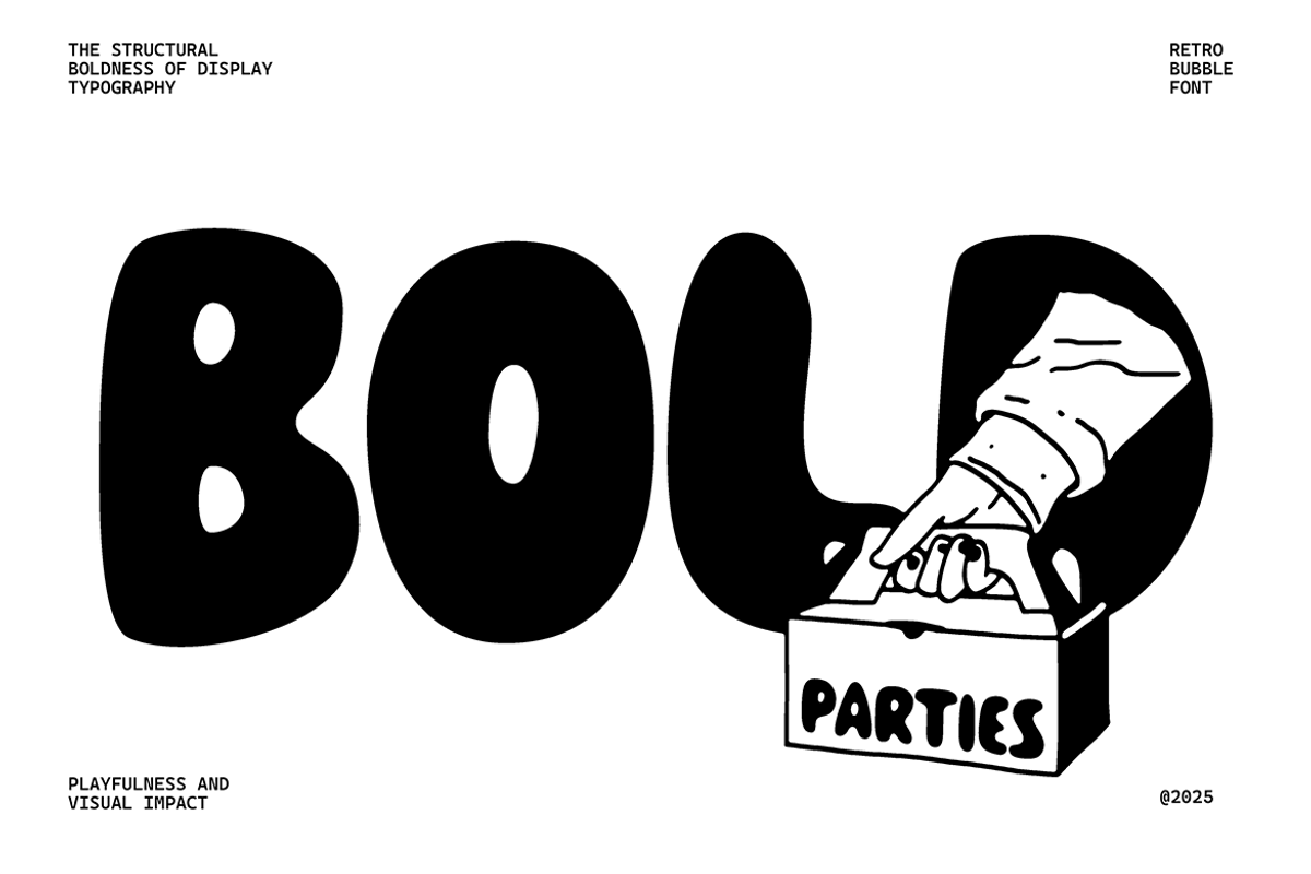 Bloomeries - Bold Display Font, a Symbol Font by Typeparties (Photo 2 of 16)