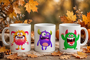 Jelly Jigglers - 6 Cute Monsters, a Decorative Illustration by D R A W K M A N (Thumbnail 2 of 9)