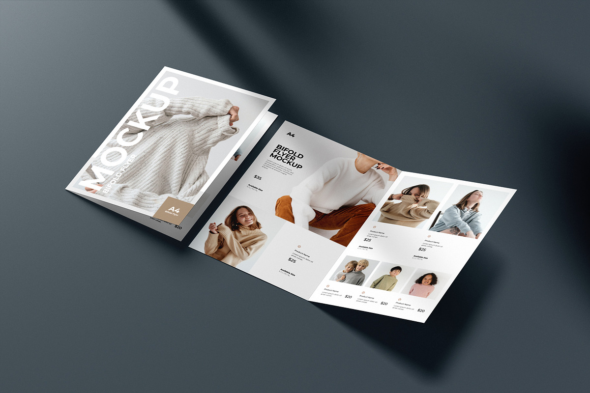 Bifold Brochure Mockup, a Books & Magazine Mockup by Mockup Supper (Photo 6 of 12)