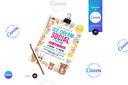 Ice Cream Social Flyer, a Flyer Template by Aam360 (Thumbnail 3 of 3)